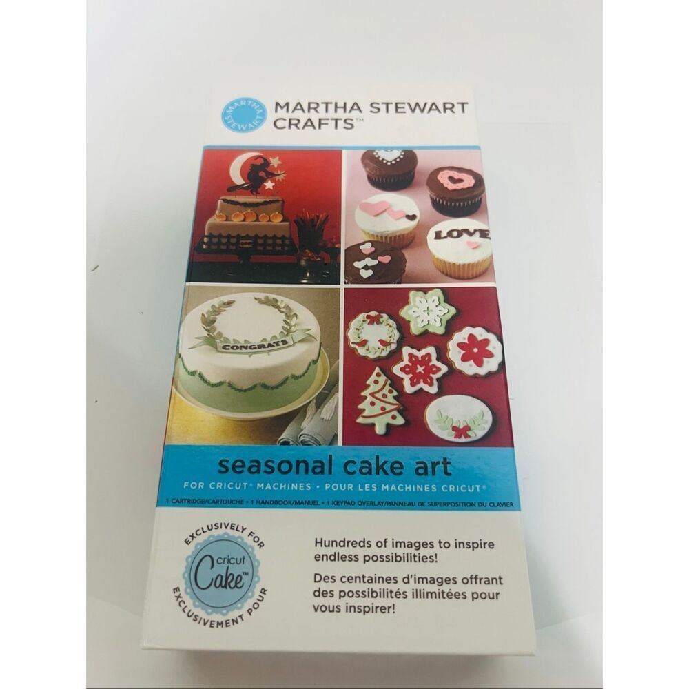 Martha Stewart Crafts Seasonal Cake Art for Cricut Machines New Unused